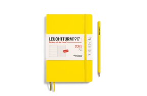 LEUCHTTURM WEEKLY PLANNER 2025 & NB A5 SC 12 MONTHS LEMON 370752